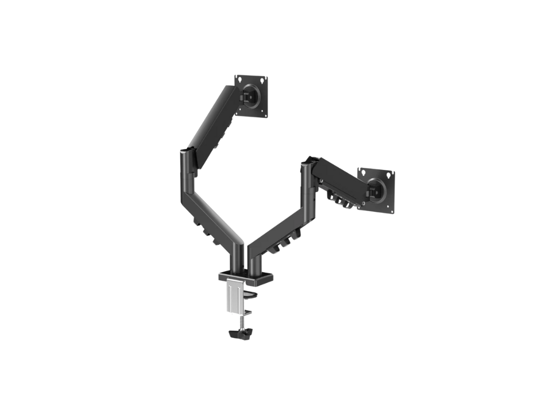GAMEON GO-5550 Gas Mechanical Spring Dual Monitor Arm For Gaming And Office Use, 17 GAMEON GO-5550 Gas Mechanical Spring Dual Monitor Arm For Gaming And Office Use, 17